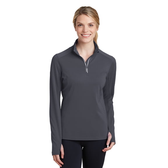 Sport-Tek Women's 1/4-Zip Textured Pullover