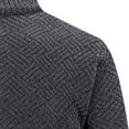 thumbnail image 5 of jjayotai Clearance Sweater For Men Men's Fashion Knitwear Casual Stand-up Collar Padded Sweater Long Sleeve Cardigan Solid Warm Jacket Jumpers, 5 of 8