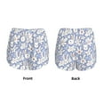 thumbnail image 3 of Daiia Rabbit And Floral Pattern Women's 2 in 1 Running Shorts - Lightweight Athletic Workout Gym Yoga Shorts Liner with Phone Pockets-Medium, 3 of 7