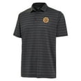 thumbnail image 2 of Men's Antigua Heather Black Boston Bruins Urge Polo, 2 of 3