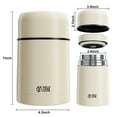 thumbnail image 2 of Thermos for Hot Food- Vacuum Insulated Stainless Steel Lunch Food Containers- Wide Mouth Soup Flask for Hot Food- Leak Proof Food Jar for School Office Travel, 2 of 6