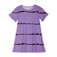 thumbnail image 3 of RXIRUCGD 2025 Vêtements d'Été pour Enfants 3-12 Ans Mode Imprimée Pyjama Rêveur Mi-Mollet Chemise de Nuit, 3 of 5