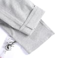 thumbnail image 4 of Men’s Straight-Fit Pajama Pants Ultra-Soft Cotton Sleep & Lounge Bottoms with Pockets Elastic Waist Size 4XL Gray, 4 of 4