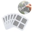 thumbnail image 1 of 6pcs 10x10cm Window Screen Repair Tape, Self-adhesive Screen Patch Tape For Covering Up Door And Window Screen Hole, 1 of 5