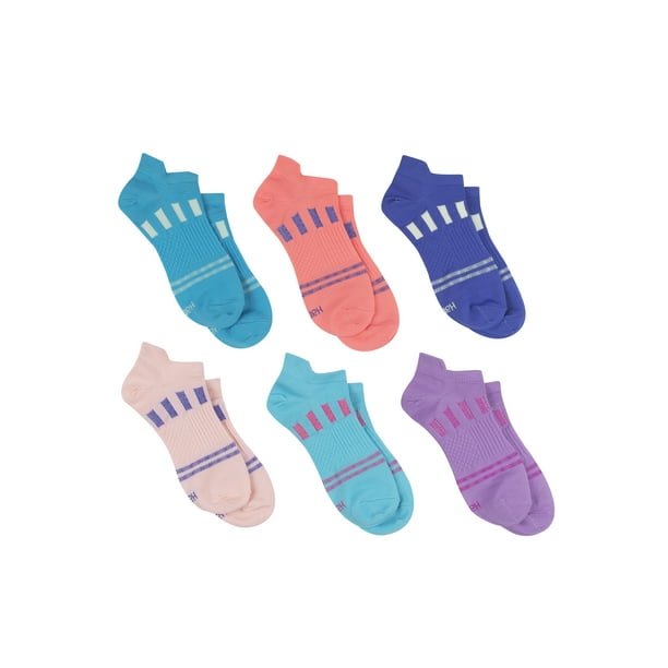 Hanes Women's Performance Cool Heel Shield Socks 6 pack - Walmart.com