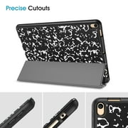Fintie iPad Air 3 2019 / iPad Pro 10.5 2017 TPU SlimShell Case Cover with Pencil Holder, Composition Book