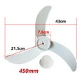 thumbnail image 2 of 18INCH Plastic Fan Blades Powerful 3 Blades Electric Fan Replacement Parts, 2 of 6