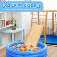thumbnail image 2 of Alberca Inflable Redonda, Mini Piscina Inflable de 3 Niveles, Acuáticos de Verano para Adultos al Aire Patio Trasero (Azul), 2 of 4