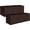 Brown, variant on 6-Pack 11 Inch Collapsible Fabric Storage Cubes Brown with Faux Leather Handles