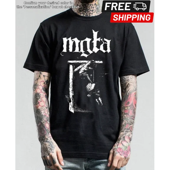 RARE Mgła Mgla Vintage T Shirt Metal Music Black Shirt Unisex t-shirt