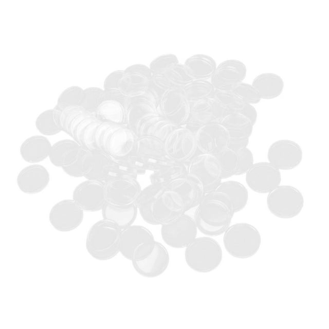 200 pcs Mini Caja forma forma forma para Monedas 23 mm 25 mm perfke Cápsulas de Monedas