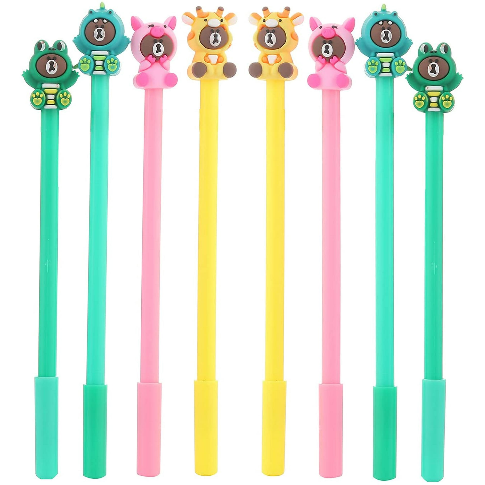 8Pcs BROWN Cartoon Animal Pens Black Ink Writing Pen Set Plastic Creative Gel Pens Office School Children Gift Stationery Supplies Set | Walmart Canada 8Pcs BROWN Cartoon Animal Pens Black Ink Writing Pen Set Plastic Creative Gel Pens Office School Children Gift Stationery Supplies Set | Walmart Canada