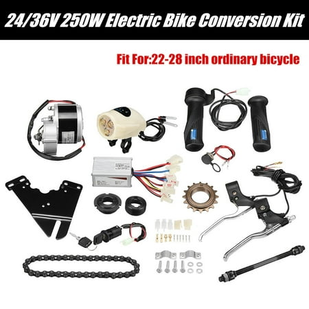 24V 250W Electric Bicycle E-Bike Conversion Kit Motor Controller Wheel Electric Bicycle Motor Kit Bicycle Cycling Engine Fit For