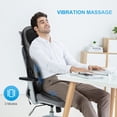 thumbnail image 3 of COMFIER Shiatsu Neck & Back Massager with Heat, Height Adjustable Massage Chair Pad for Pain Relief, Gifts for Mom,Dad 2113P, 3 of 8
