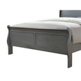 thumbnail image 3 of Furniture of America Brodus Contemporary Wood Veneer Sleigh Bed, Queen, Gray, 3 of 5