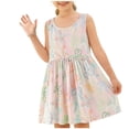 thumbnail image 6 of Juslio Girls Dresses Summer Beach Girls Sundress Kids Clothes Short Sleeve Casual Little Girl Dresses, 6 of 7