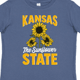 thumbnail image 4 of Inktastic Kansas the Sunflower State Boys or Girls Toddler T-Shirt, 4 of 5