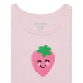 thumbnail image 2 of Garanimals Baby Girl Short Sleeve Scallop Neck Embroidered T-Shirt, Sizes 0-24 Months, 2 of 5