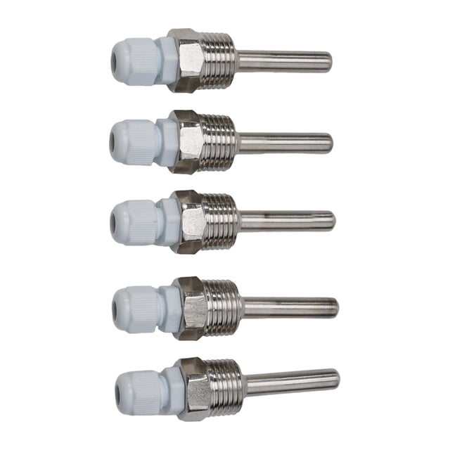 Thermowell G 1/2 Thread Immersion Sleeve Pocket for Temperature Sensor Stainless Steel Material PN40 Max Pressure