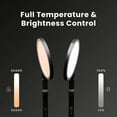 thumbnail image 3 of 2.0 LED Desk Lamp | Dimmable Home Office Desk Light with USB Charging Port & Strong Swing Arm | Adjustable Color Temperature and Brightness | Circle Webcam Light - Black 2pk, 3 of 5