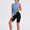 thumbnail image 6 of Tdoqot Womens Workout Tank Tops- Summer Cotton Slim Fit Quick Dry Casual Sleeveless Gym Shirts Blue Size S-2XL, 6 of 7