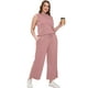 thumbnail image 4 of Conjunto de dos piezas SAMPEEL para mujer, cuello alto, cuello alto, color rosa, talla L, 4 of 6