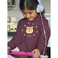 thumbnail image 2 of Cute Baby Tiger Face Hoodie Juniors -Image by Shutterstock,  Medium, 2 of 4