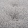 thumbnail image 2 of Buttoned Seat, Light Gray Ottoman | Offers a Lovely Design for Living Room, 2 of 2