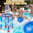 thumbnail image 6 of JoyStone Pool Basketball Toys, Floating Swimming Pool Basketball Hoop for Pool Games Poolside Water Basketball Hoop, 3 Balls and Pump, 6 of 8