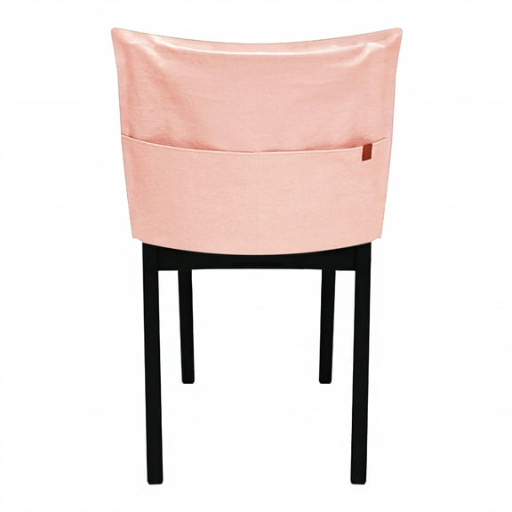 Muka Concise Style Living Room Chair Cover, Home Chair Back Storage, Chair Back Organizer-Pink-L