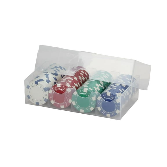 CHH Poker Casino Dice Style Chips Set (100 Piece), 11.5 gm