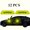 Green, variant on 12pcs of left exterior and interior car door stickers- high gloss plastic self-adhesive stripe with sparkling star design, safety opening warning sticker, disposable car parts, bright stripe pattern