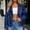 Blue, variant on Women's Moto Biker Jacket Zip Up Long Sleeve Outerwear with Belt Pockets for Fall Winter Work Travel Street Casual Style