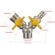 thumbnail image 4 of Toystoory Conector de manguera de de 3 vías, válvula de derivación tipo Y duradera resistente al desgaste de cobre, interruptor de grifo de Suministros de limpieza para el hogar Toystoory HA077610-01, 4 of 6