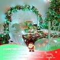 thumbnail image 3 of 2 Pack 100 LED Red White and Green Christmas Lights, 8 Modes Christmas String Lights Plug in Indoor, Clear Wire LED String Light Outdoor Waterproof for Xmas Tree Decorations, 3 of 6