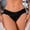 Black, variant on Ladies Lace Support Underwear Partial Coverage Breathable Comfort Lift Briefs Everyday Underwear