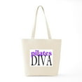 thumbnail image 6 of CafePress - Pilates Diva Tote Bag - Unisex Canvas Tote Bag, Beige, 1-Piece, 6 of 7