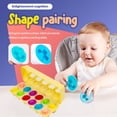 thumbnail image 3 of Hamerry Rellenos De Cestas Precargadas De Pascua para Niños Pequeños Montessori Reconocimiento De Formas Y Colores Clasificación Juego De Rompecabezas A Juego para Huevos Llenos De Juguete Regalo para, 3 of 5