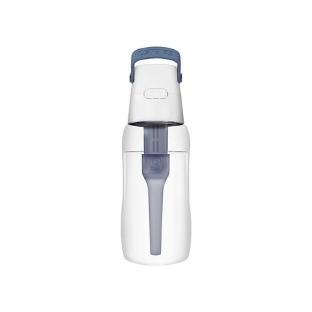 

Dafi Water Bottle with Filter & Straw Solid | 17 oz | Clear Filtered Tap Water | Gray