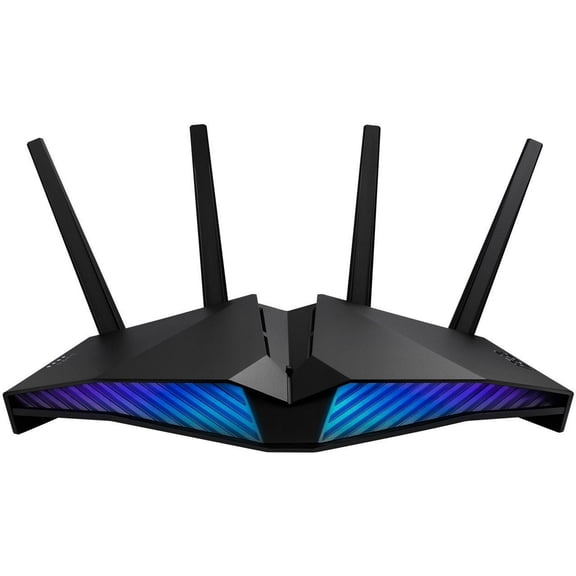 Restored ASUS RT-AX82U (AX5400) Dual Band WiFi 6 Extendable Gaming Router - Ultrafast Speed, Mobile Game Boost, Aura RGB, AiProtection Pro Security (Refurbished)