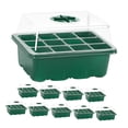 thumbnail image 2 of 10 bandejas de germinación para iniciar plantas en jardinería hidropónica. 12 hoyos, 2 of 8