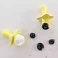 thumbnail image 3 of Nooli Toddler Utensils Baby Utensils Baby Silverware Toddler Fork Baby Fork, BPA Phthalates-Free, Dishwasher and Sterilizer Safe, Yellow, 3 of 6