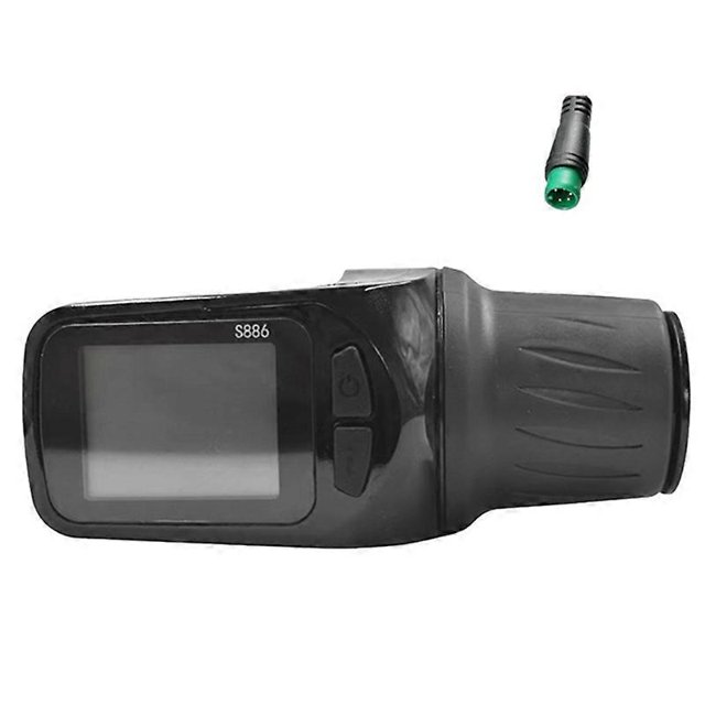 24V 36V 48V 60V S886 Ebike LCD Display Panel Adjust with Twist Throttle for Electric Scooter Bicycle