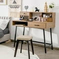 thumbnail image 2 of Costway Makeup Vanity Table Computer Writing Desk Storage with Drawer Shelf Industrial, 2 of 10