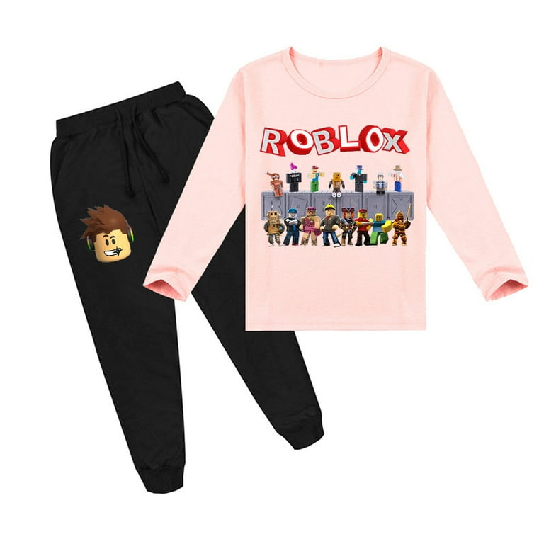 Bzdaisy ROBLOX T-shirt and Pants Set for Kids - Popular Gaming Theme  Clothes for Boys and Girls - Soft and Comfortable Fabric - Ideal for Gaming  Fans of All Ages! 