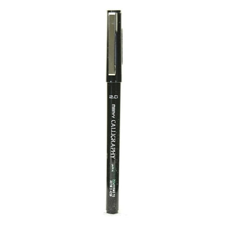 UPC: 0804551909382 | Marvy Uchida 6000 Calligraphy Pens Broad Nib Black Ink 12/Pack (33079-PK12)