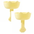 thumbnail image 1 of Oleegame Moule à Biscuits 2 Pcs Support en Silicone Porte-Gouttes pour Enfants Porte-Glace Réutilisable Porte-Glace pour Tout-Petits Enfants Bébé Jaune, 1 of 9