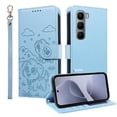 thumbnail image 1 of Funda Cartera GANGXUN con Diseño de Perrito en Relieve para Infinix Hot 60 5G , Protección 360° con Ranuras y Correa Desmontable, 1 of 6