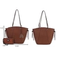 thumbnail image 6 of MKF Collection Liv Women's Tote Bag & Wristlet Wallet Set Stylish Vegan Leather Fashion and Casual Handbag Now J’OMOR by Mia, 6 of 8