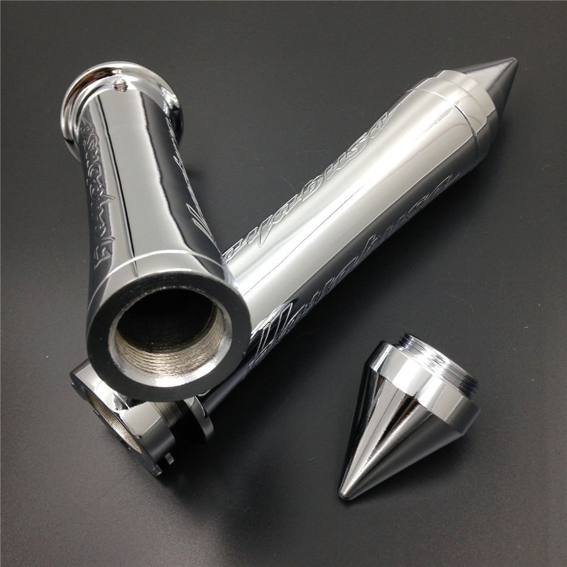 Finestmotor Chrome 7/8" 22mm Handlebar Grips For Suzuki GSX-R 1300 Hayabusa (All Years)